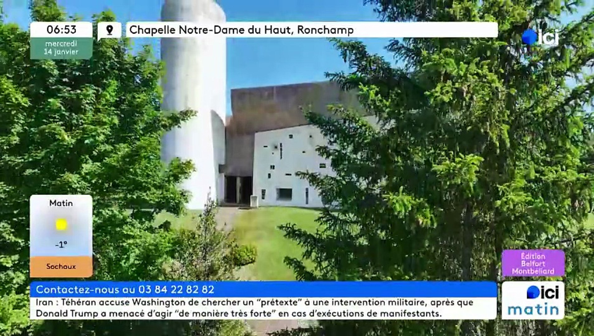 ⁣14/01/2026 - ici matin par ici Belfort Montbéliard en vidéo