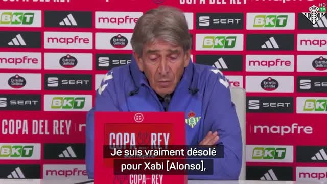 Betis - Pellegrini critique le départ de Xabi Alonso du Real : “Juger un travail sur 3, 4 mois n’est pas juste”
