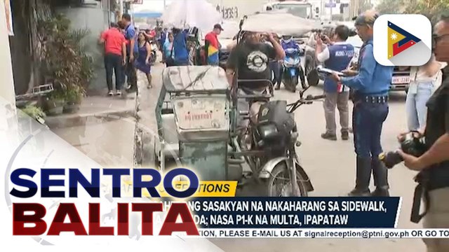 MMDA, muling nagsagawa ng clearing operations sa Maynila; ilang sasakyan, na-impound | ulat ni Bernard Ferrer