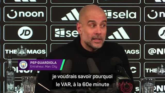 Man. City - Guardiola remonté contre le VAR malgré la victoire à Newcastle