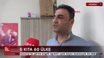 Aksaray’da görme engelli öğretim üyesi beyaz bastonuyla 60 ülke gezdi