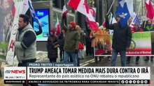 Trump ameaça “medidas muito duras” se o Irã executar manifestantes