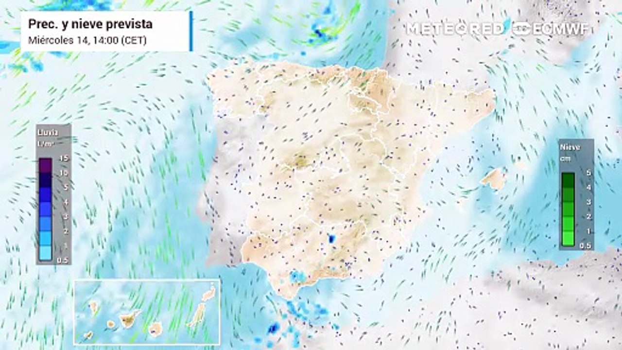 Este fin de semana una superborrasca condicionará el tiempo en España