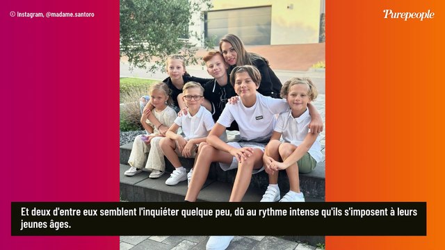 Ca commence à faire un petit peu beaucoup : Camille Santoro (Familles nombreuses) préoccupée par le quotidien de ses deux fils aînés