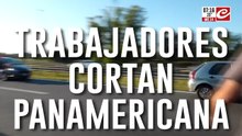 Caos total: trabajadores cortan totalmente la autopista Panamericana