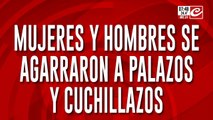 Disputa vecinal termina con hombres y mujeres enfrentados a palazos y cuchillazos