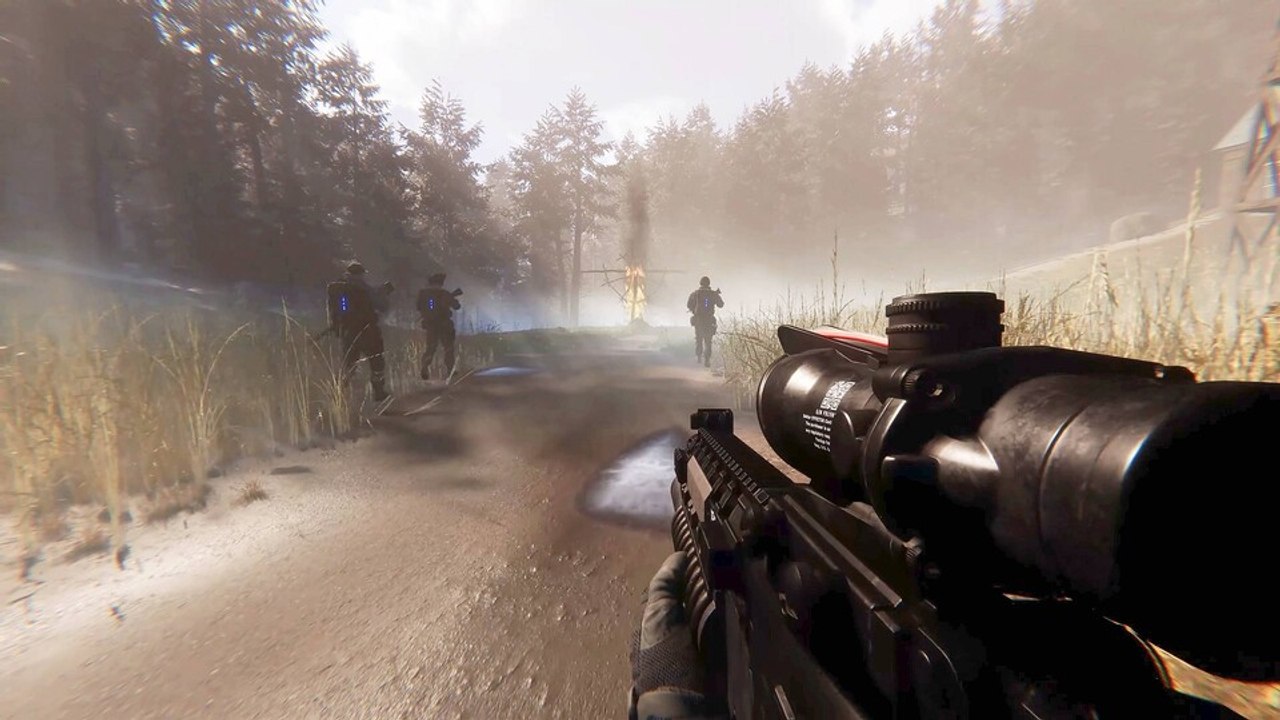 Neuer militär-shooter aus deutschland startet wie viele survivalspiele mit holzfällen und crafting, biegt dann aber richtung ghost recon ab