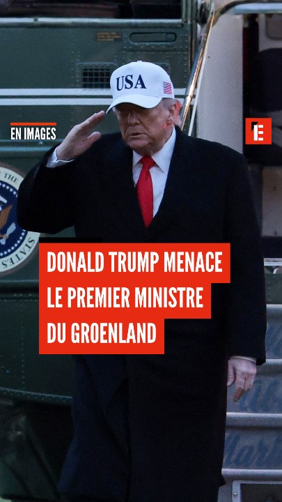 Donald Trump menace le Premier ministre du Groenland