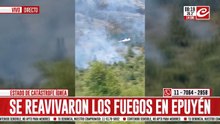 Alarma total en Chubut: se reavivaron los incendios en Epuyén