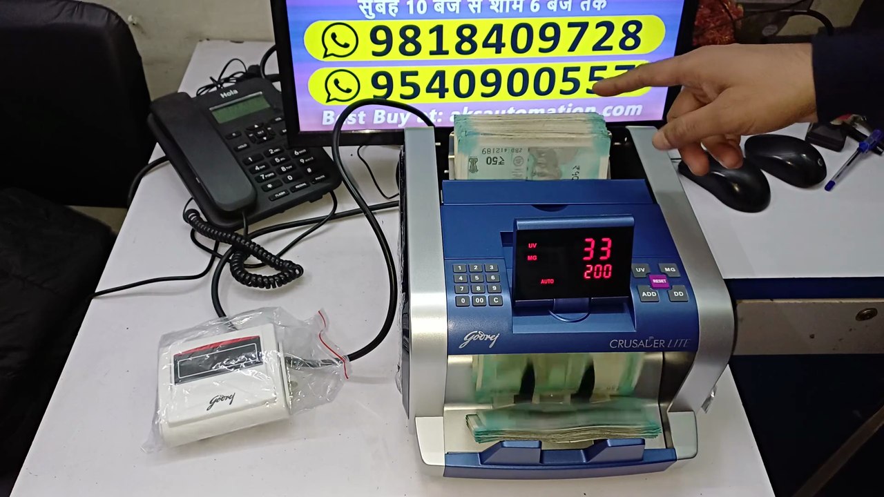 Best Godrej Note Counting Machine Dealers in Faridabad | Price & Features 2026