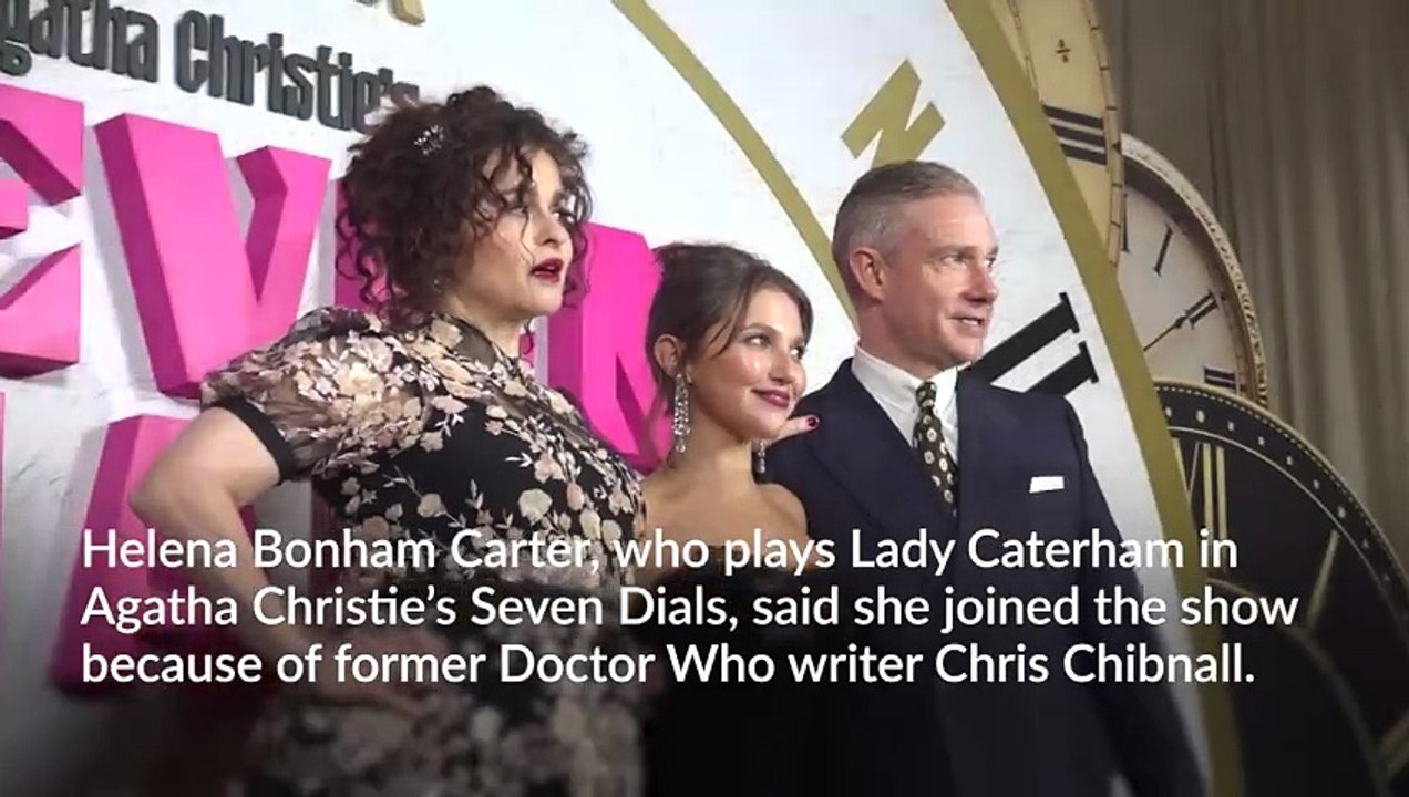 Helena Bonham Carter says she joined Netflix’s new Agatha Christie series because of the writing