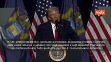 Trump: Ai patrioti iraniani dico di continuare a protestare, i soccorsi stanno arrivando