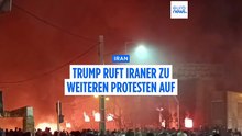 Trump zu Iranern: "Weiter protestieren, Hilfe ist auf dem Weg" - schon mehr als 2.000 Tote