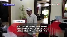 Jokowi Harap Polisi Selesaikan Kasus Eggi Sudjana-Damai hari Lubis Lewat Restorative Justice