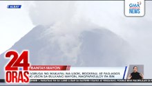 Pagbuga ng makapal na usok, rockfall at pag-agos ng uson sa Bulkang Mayon, nagpapatuloy pa rin | 24 Oras