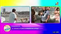 El dramático momento de Matías Alé en vivo al ver el meteotsunami en Mar del Plata