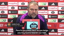 Flick: "¿Xabi? Así funciona el fútbol y hay que aceptarlo"