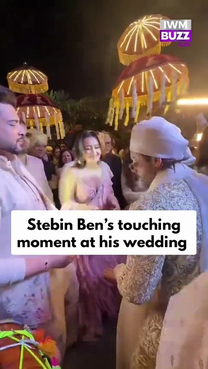 Stebin Ben dancing with Karan Kundrra and Tejasswi Prakash at his wedding