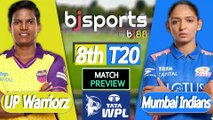 WPL 2026 | Mumbai Indians Women vs UP Warriorz Women 8th T20 Match Preview |