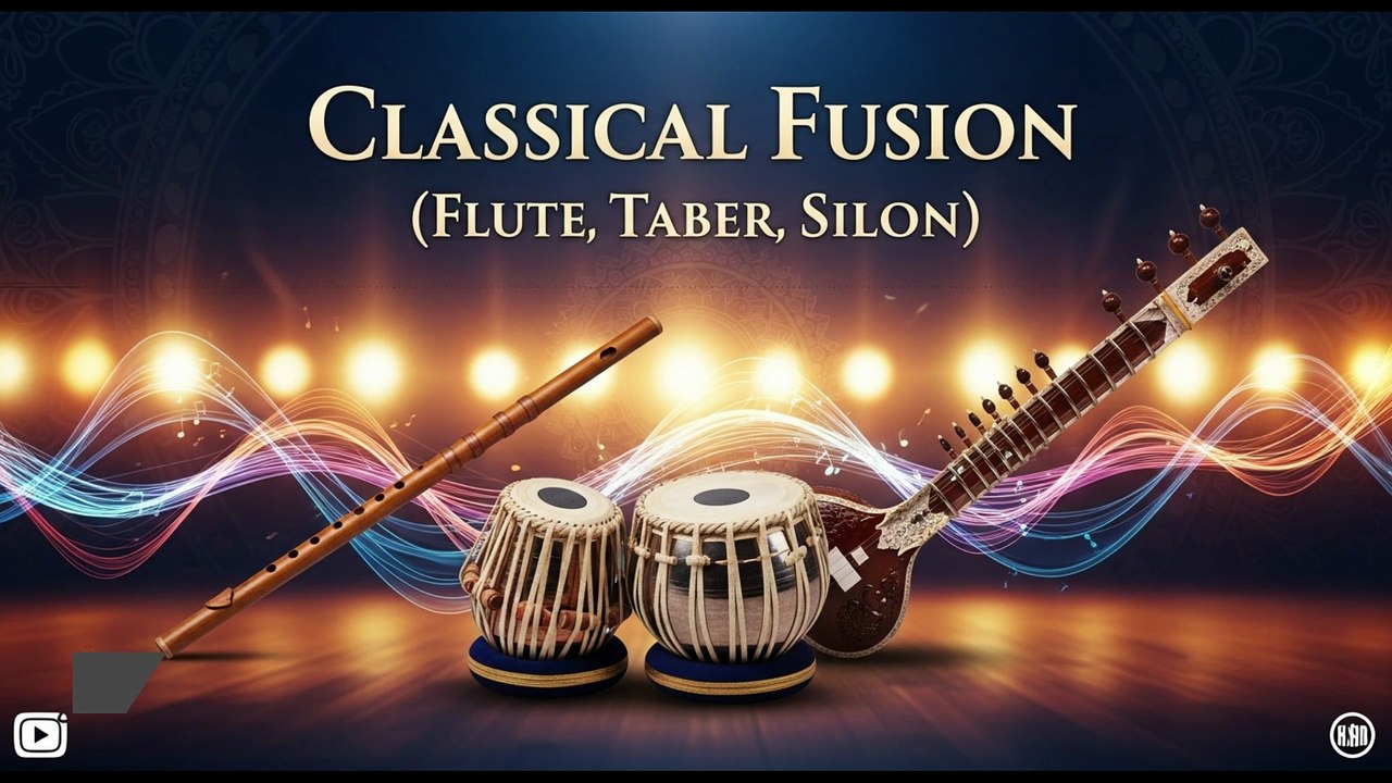 INDIAN FUSION MUSIC INSTRUMENTAL | TABLA FLUTE | DEVOTIONAL FUSION | STUDY FINANCE MIND