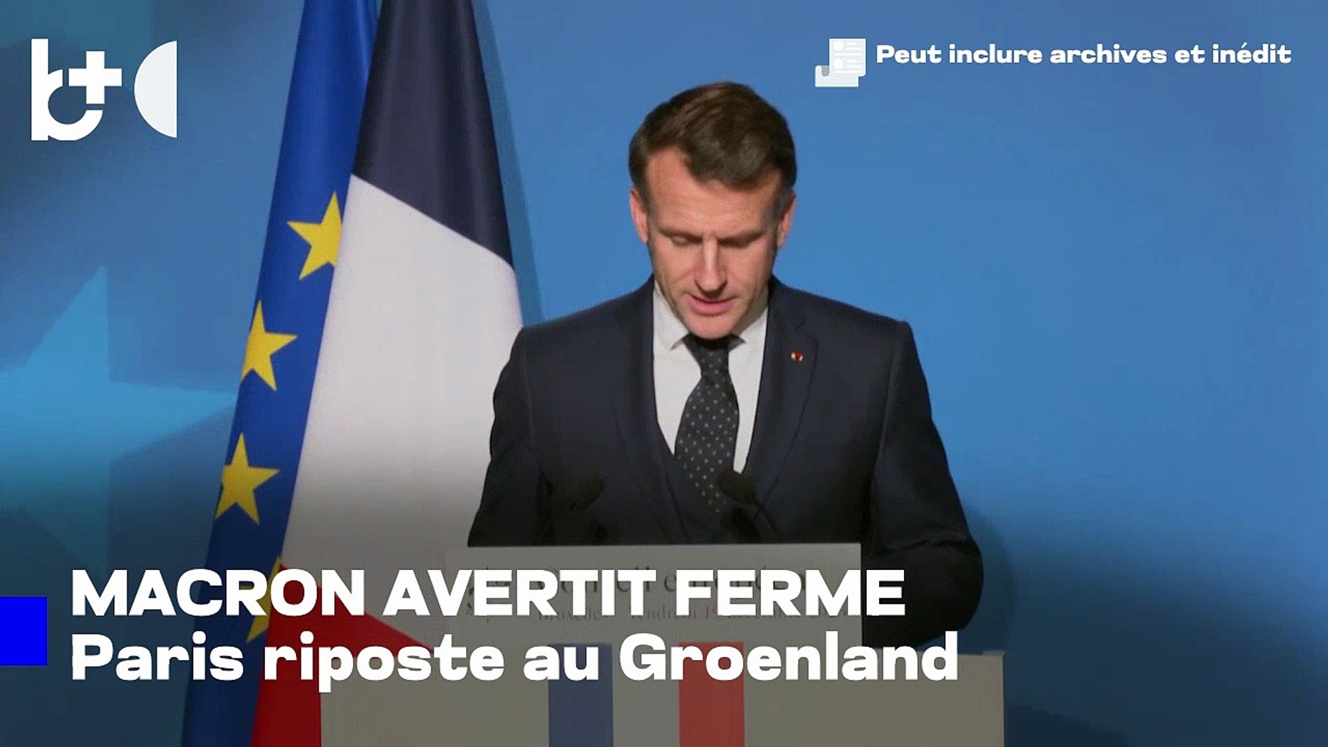 Macron prévient : atteinte à la souveraineté du Groenland entraînera des «effets sans précédent»