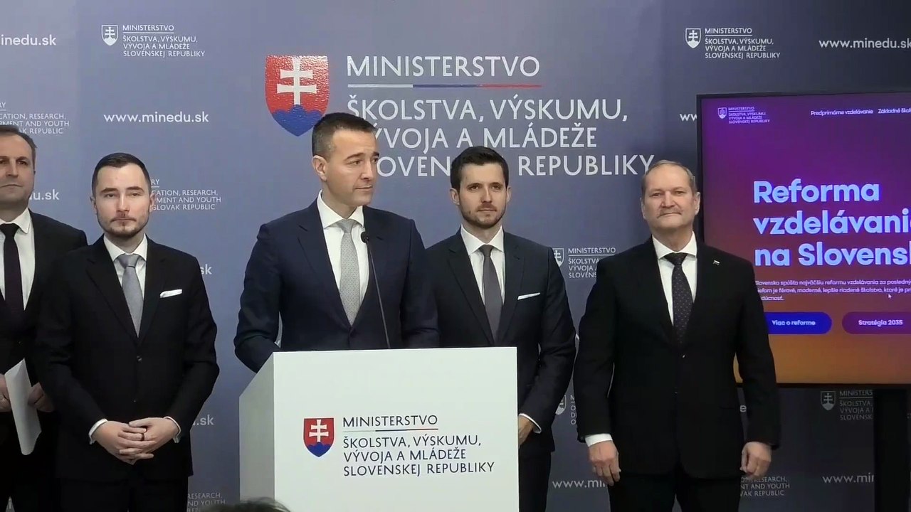 ZÁZNAM: T. Drucker: Rok 2026 bude pre školstvo prelomovým