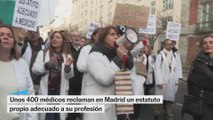 Unos 400 médicos reclaman en Madrid un estatuto propio adecuado a su profesión: 
