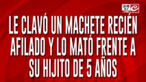 Mató a machetazos y desmembró a la actual pareja de su ex