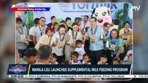 Manila LGU launches supplemental milk feeding program