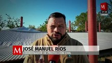 Frente frío provoca daños, tráileres volcados y cortes de luz en Oaxaca