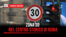 Zona 30 nel centro storico di Roma