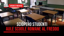 Sciopero studenti, aule scuole romane al freddo
