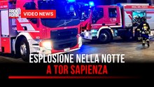 Esplosione nella notte a Tor Sapienza