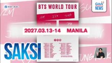 BTS, magbabalik sa Pilipinas sa March 2027 para sa kanilang world tour | Saksi