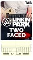 Linkin Park - Two Faced (Guitar Tab)