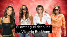 El antes y el después de Victoria Beckham