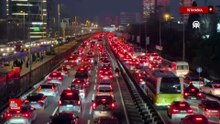 İstanbul'da trafik yoğunluğu yüzde 85'e çıktı