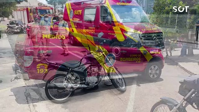 Idoso fica gravemente ferido após ser atropelado por moto no Bairro São Cristóvão, em Cascavel