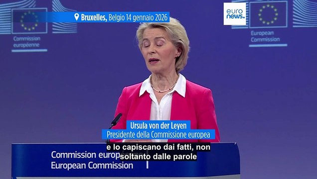Unione europea, la presidente della Commissione von der Leyen: la Groenlandia può contare su di noi