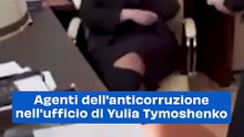 Agenti dell'anticorruzione nell'ufficio di Yulia Tymoshenko
