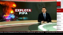 Explosión de pipa de gas provoca cierre total en la México-Querétaro