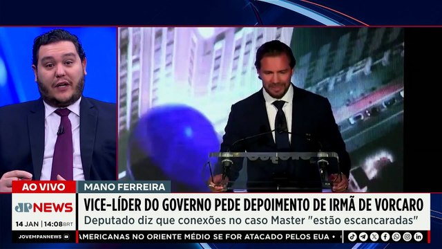 CPMI do INSS: Vice-líder do governo pede depoimento da irmã de Vorcaro | TEMPO REAL