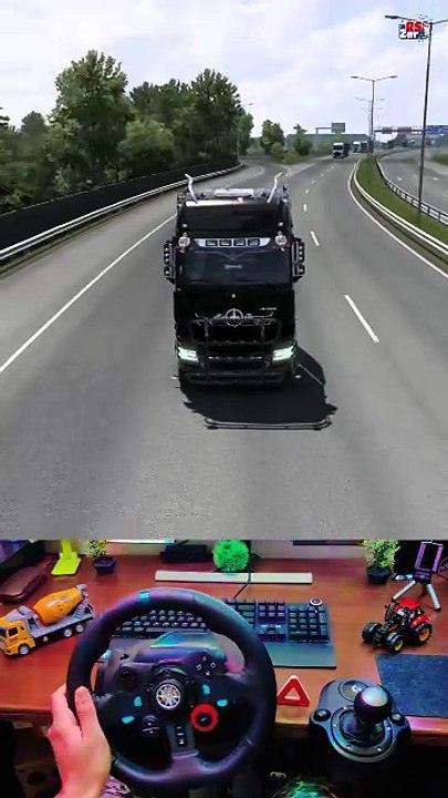 Mercedes Actros Solo Black II Euro tRuck Simulator 2