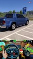 ets2 II Amarok euro truck simulator 2 II game play steeringwheel