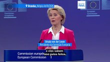 Gronelândia "pode contar connosco", diz von der Leyen antes das conversações com a Casa Branca
