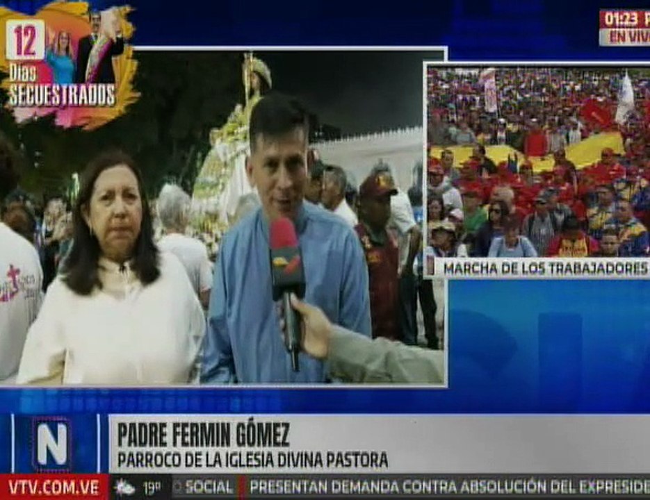 Caracas | Feligreses brindan serenatas para honrar a la Divina La Pastora