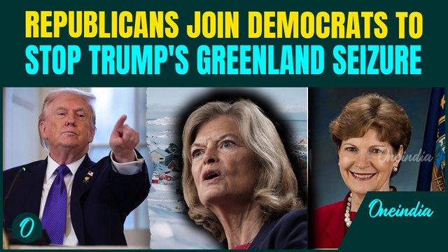 US Breaking: Republicans BETRAY Trump On Greenland! Push Bill to BLOCK Trump from Seizing Greenland