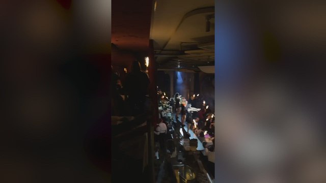 Una bengala desata el pánico en un restaurante de Madrid: pudo acabar en tragedia.