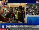 Caraqueños participaron en la carrera 5k para homenajear a la Divina Pastora