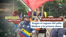 Trabajadores rechazan el secuestro del presidente Nicolás Maduro